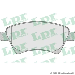 LPR05P911 PASTILLAS DE FRENO DELANTERO