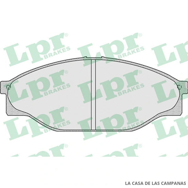 LPR05P927 PASTILLAS DE FRENO DELANTERO