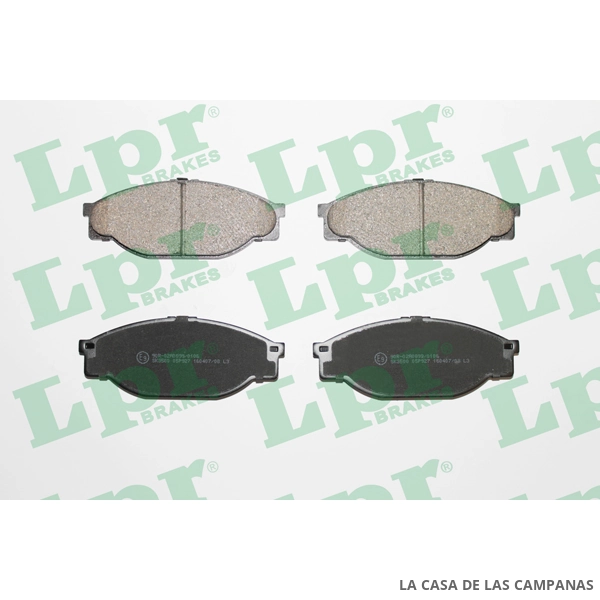 LPR05P927 PASTILLAS DE FRENO DELANTERO - Imagen 2