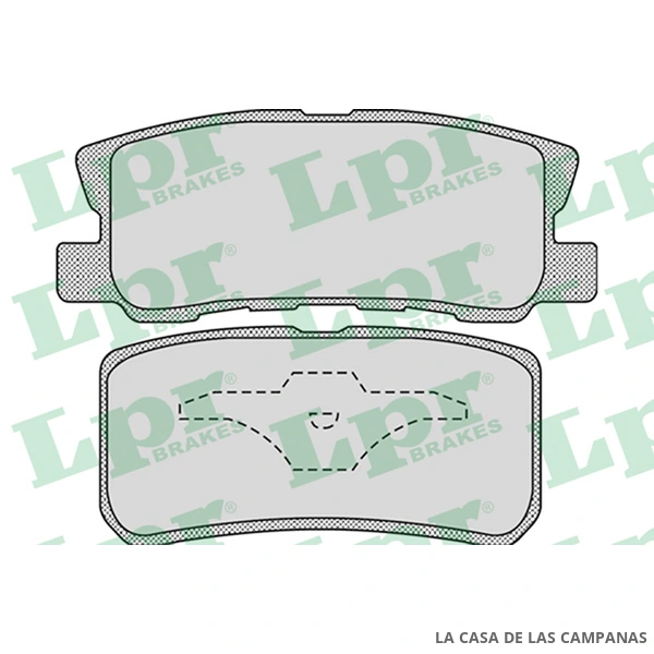 LPR05P954 PASTILLAS DE FRENO TRASERO
