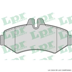 LPR05P956 PASTILLAS DE FRENO TRASERO