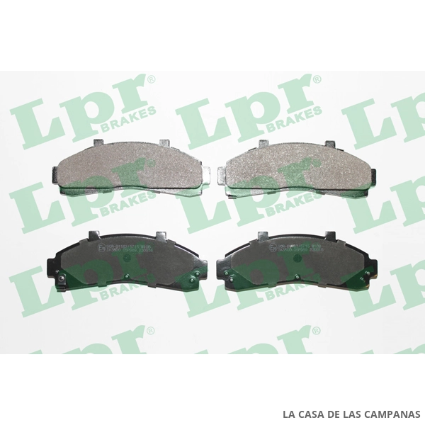 LPR05P989 PASTILLAS DE FRENO DELANTERO - Imagen 2