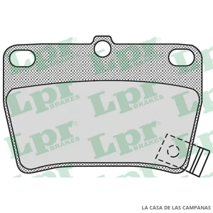 LPR05P997 PASTILLAS DE FRENO TRASERO