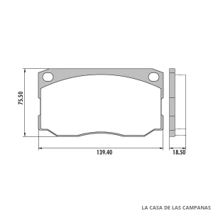 PD-102 PASTILLAS DE FRENO DELANTERO