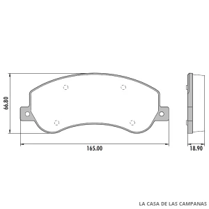 PD-1028 PASTILLAS DE FRENO DELANTERO