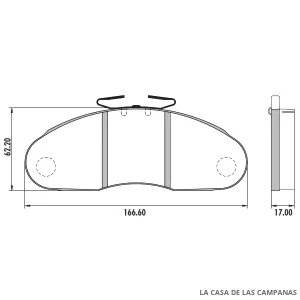 PD-108 PASTILLAS DE FRENO DELANTERO