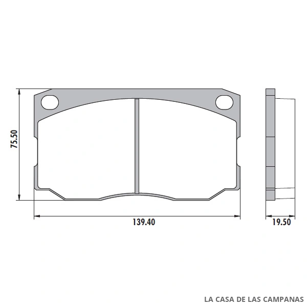 PD-109 PASTILLAS DE FRENO DELANTERO