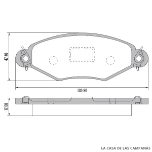 PD-1096 PASTILLAS DE FRENO DELANTERO