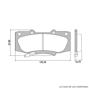 PD-1098 PASTILLAS DE FRENO DELANTERO
