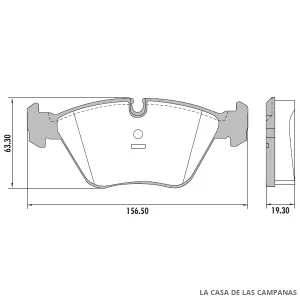 PD-1103 PASTILLAS DE FRENO DELANTERO