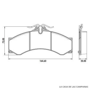 PD-111 PASTILLAS DE FRENO DELANTERO, TRASERO