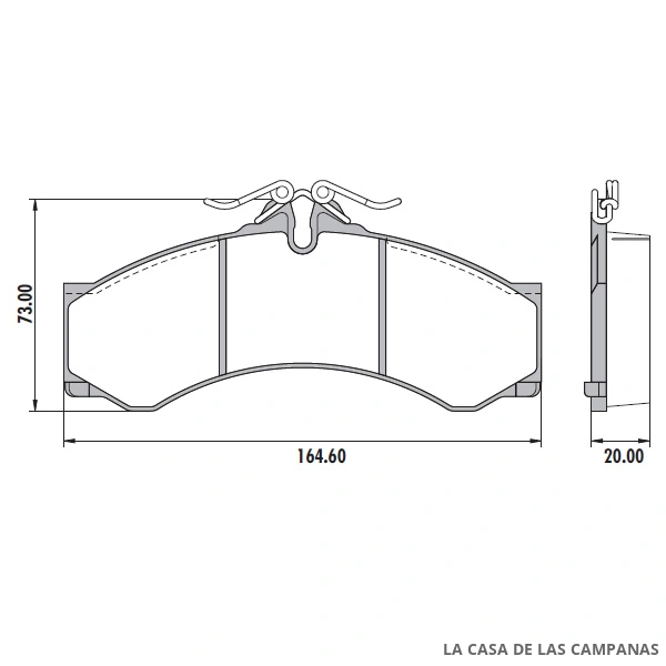 PD-111 PASTILLAS DE FRENO DELANTERO, TRASERO