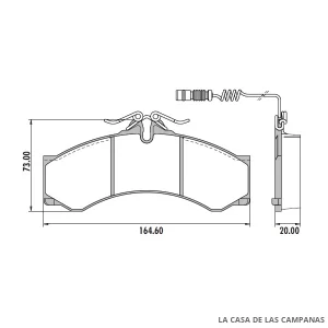 PD-111A PASTILLAS DE FRENO DELANTERO, TRASERO