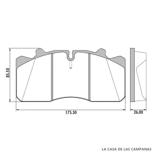 PD-117 PASTILLAS DE FRENO DELANTERO, TRASERO