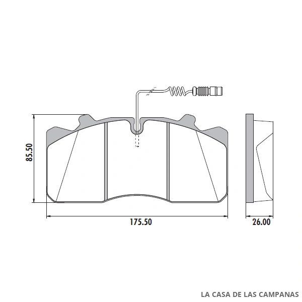 PD-117A PASTILLAS DE FRENO DELANTERO, TRASERO