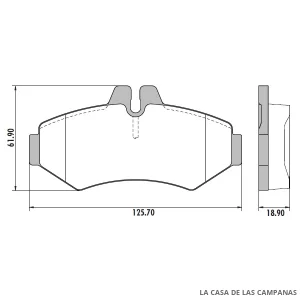 PD-118 PASTILLAS DE FRENO TRASERO