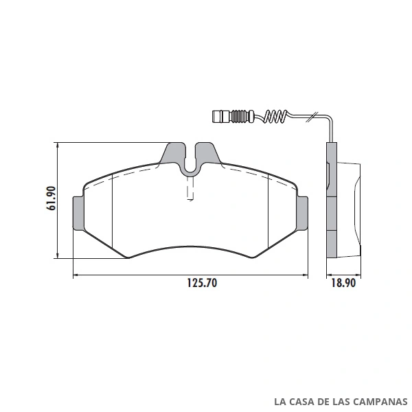 PD-118A PASTILLAS DE FRENO TRASERO
