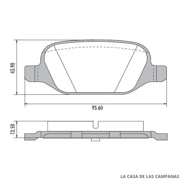 PD-1331 PASTILLAS DE FRENO TRASERO