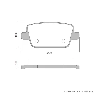 PD-1332 PASTILLAS DE FRENO TRASERO