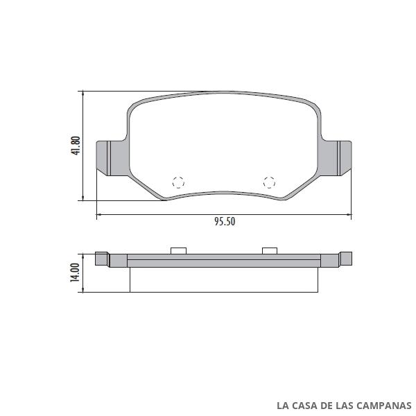 PD-1333 PASTILLAS DE FRENO TRASERO