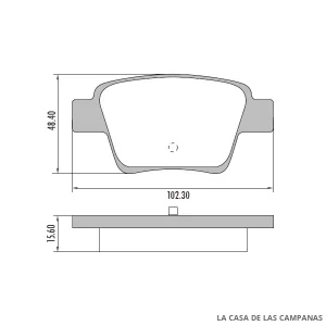 PD-1338 PASTILLAS DE FRENO TRASERO