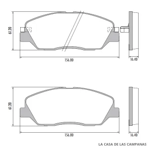 PD-1352 PASTILLAS DE FRENO DELANTERO