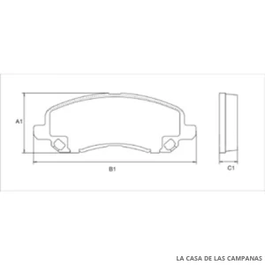 PD-1353 PASTILLAS DE FRENO DELANTERO