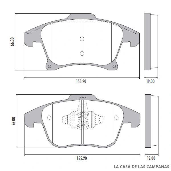 PD-1432 PASTILLAS DE FRENO DELANTERO