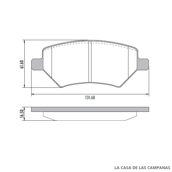 PD-1469 PASTILLAS DE FRENO DELANTERO