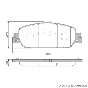 PD-1494 PASTILLAS DE FRENO DELANTERO