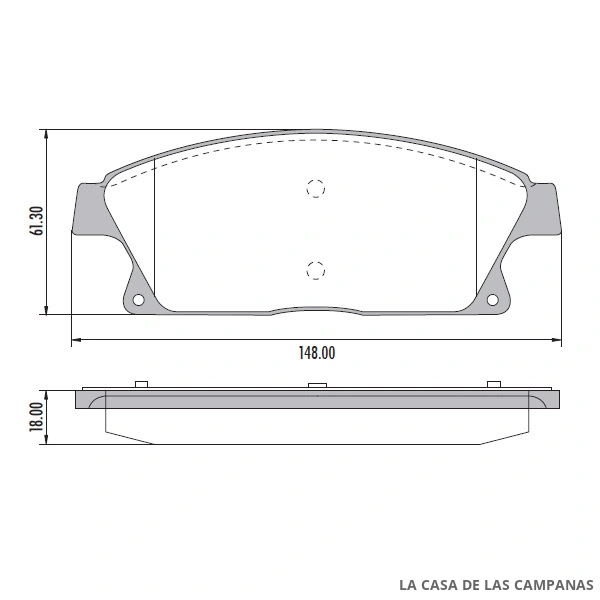 PD-1514 PASTILLAS DE FRENO DELANTERO