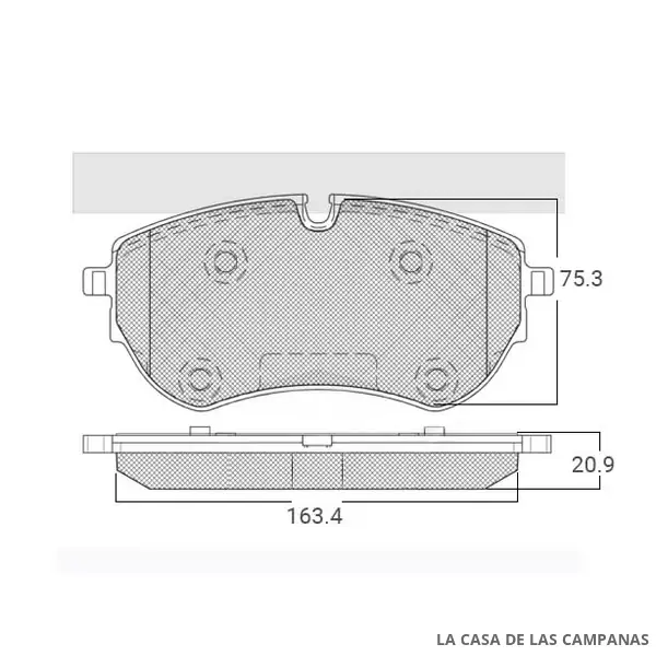 PD-1530 PASTILLAS DE FRENO DELANTERO