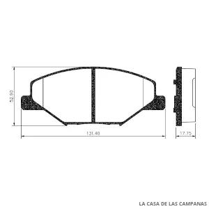 PD-1538 PASTILLAS DE FRENO DELANTERO