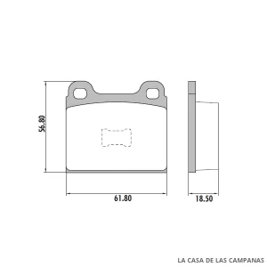 PD-17 PASTILLAS DE FRENO DELANTERO