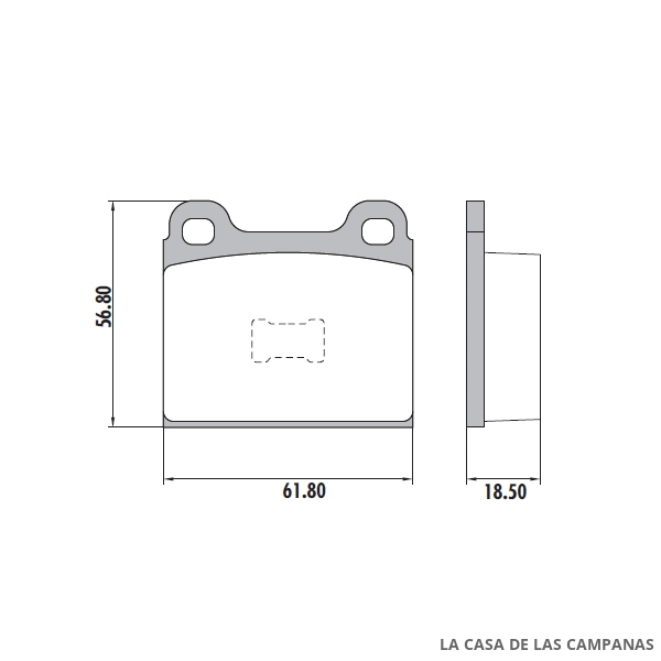 PD-17 PASTILLAS DE FRENO DELANTERO