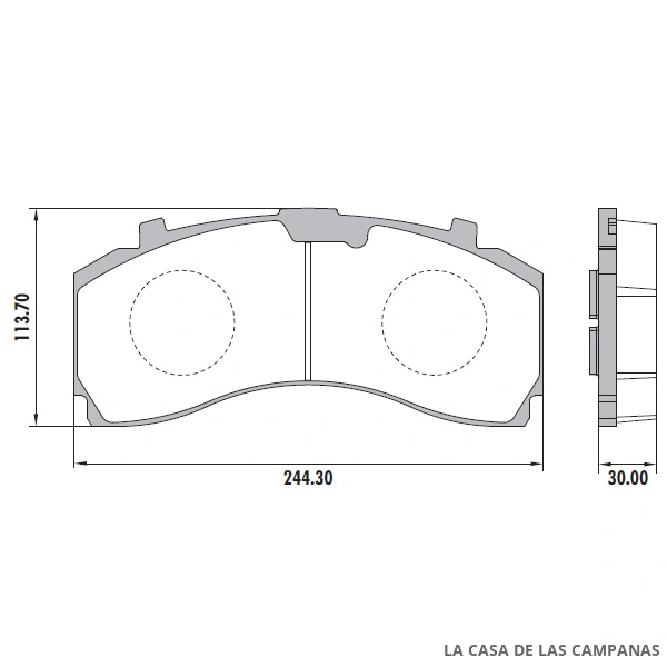 PD-205 PASTILLAS DE FRENO DELANTERO