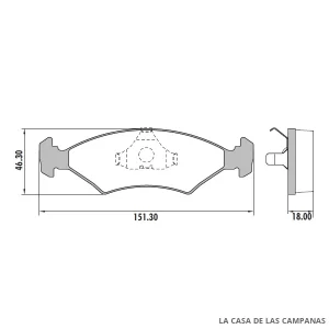 PD-24 PASTILLAS DE FRENO DELANTERO