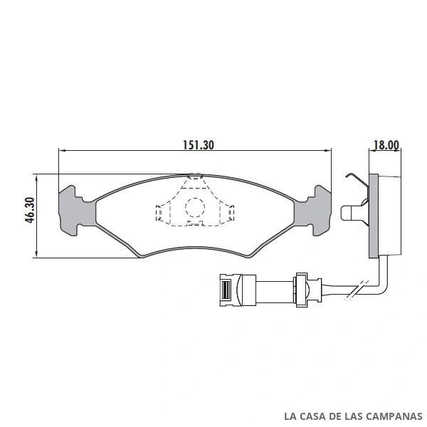 PD-24A PASTILLAS DE FRENO DELANTERO