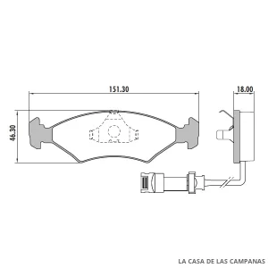 PD-24B PASTILLAS DE FRENO DELANTERO