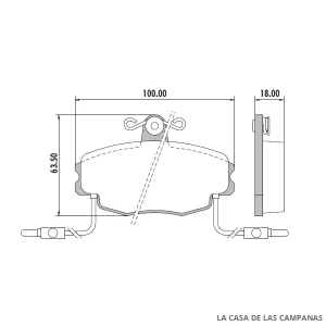 PD-305A PASTILLAS DE FRENO DELANTERO