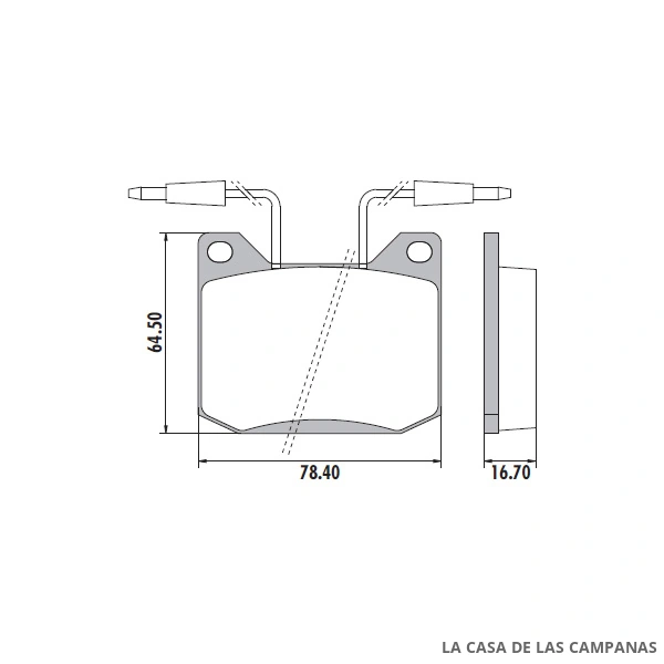 PD-311A PASTILLAS DE FRENO DELANTERO
