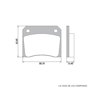 PD-313 PASTILLAS DE FRENO DELANTERO
