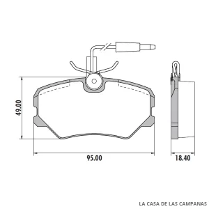 PD-326A PASTILLAS DE FRENO DELANTERO