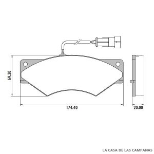 PD-339A PASTILLAS DE FRENO DELANTERO, TRASERO