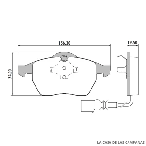 PD-340B PASTILLAS DE FRENO DELANTERO