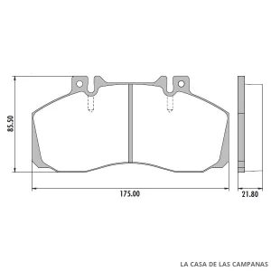 PD-355 PASTILLAS DE FRENO DELANTERO, TRASERO