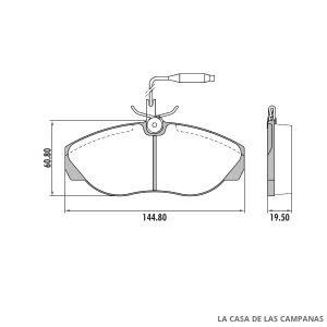 PD-358A PASTILLAS DE FRENO DELANTERO