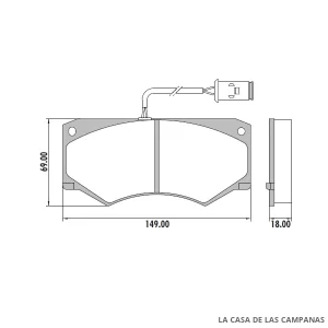 PD-360A PASTILLAS DE FRENO DELANTERO, TRASERO