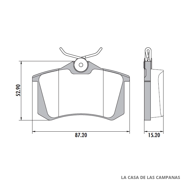 PD-362 PASTILLAS DE FRENO TRASERO
