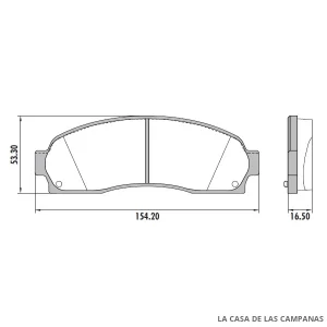 PD-365 PASTILLAS DE FRENO DELANTERO